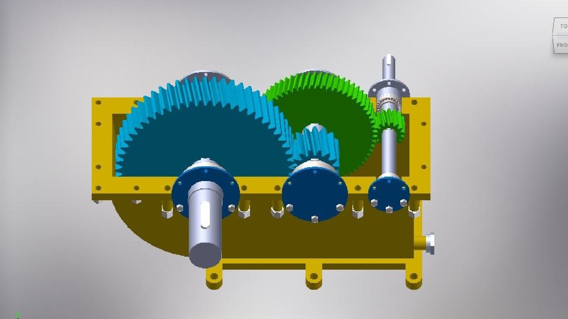 3D Speed Reducer Gearbox TurboSquid 1289899