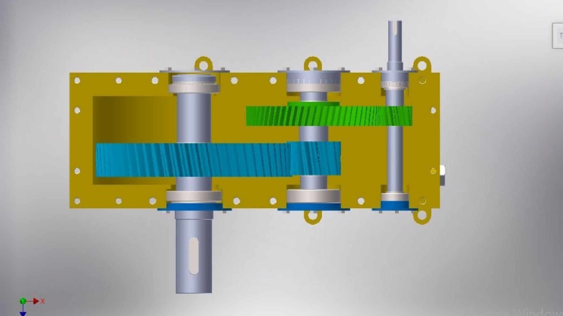 3D Speed Reducer Gearbox TurboSquid 1289899