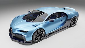BUGATTI CHIRON PROFILEE 3D model