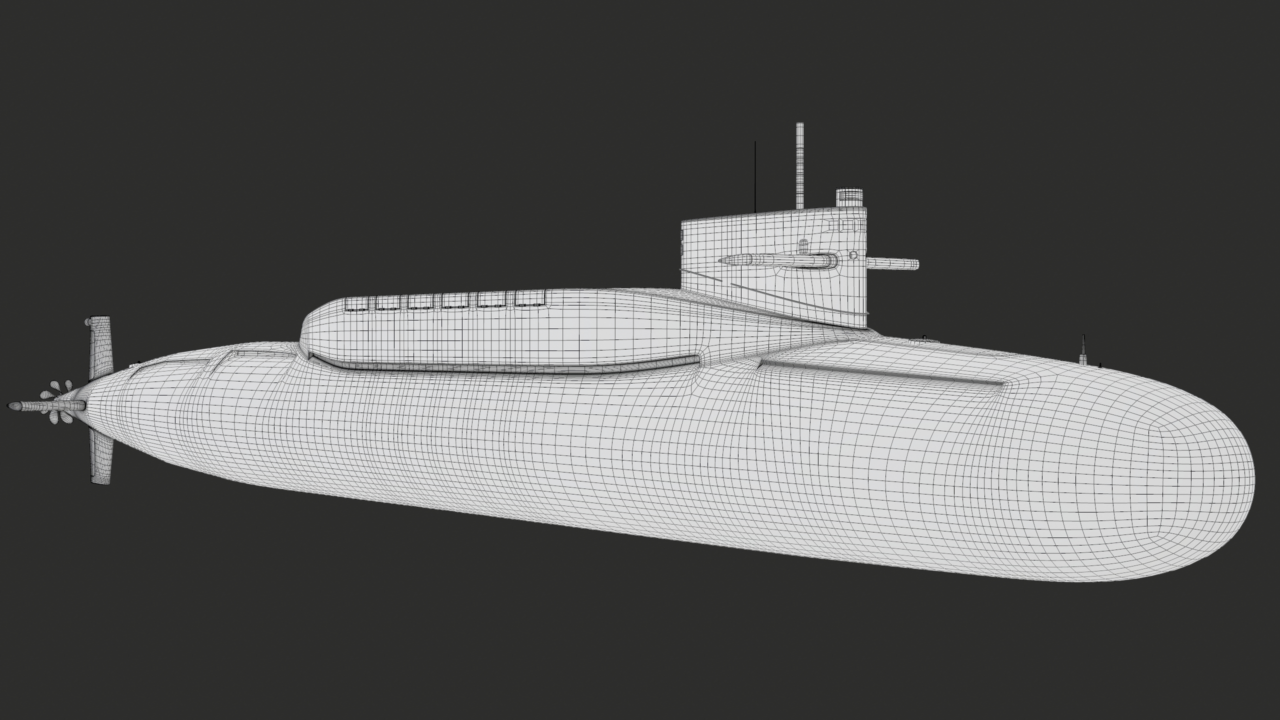 Modello 3D Sottomarino militare Changzheng 18 PBR - TurboSquid 1817546