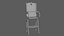 Leerer alter Pinkchair-Babystuhl