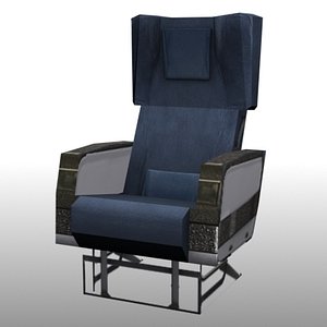 3ds max airline seat