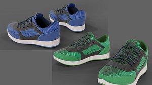 Shoes green and Blue Free