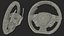 3D model steering wheels 2