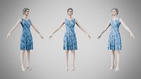 Dress 36 Ocean Frost v3