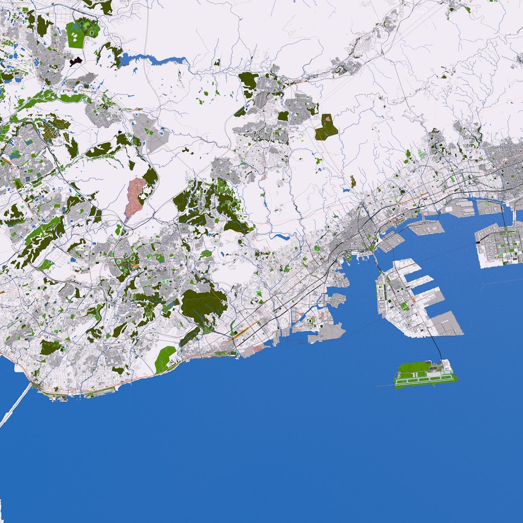 3D K?be City Japan - TurboSquid 1766824
