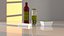 Jar of olives and olive oil