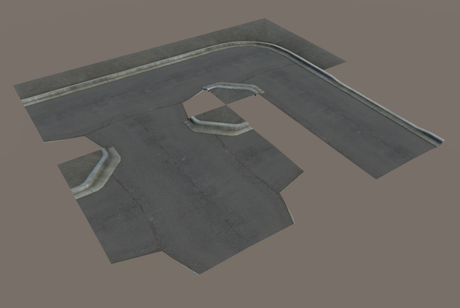 Road Tiles 3D Model - TurboSquid 1315909