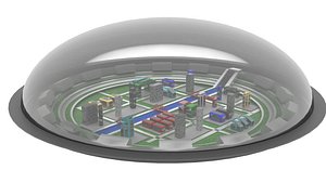 Futuristic City 3D model