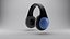Stylized Wireless Headphones C4D FBX OBJ STL