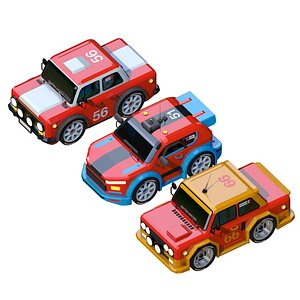 Rally Cars Group 3D model