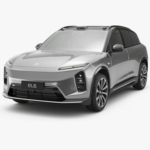 2025 Nio EL6 ES6 with Interior 3D model