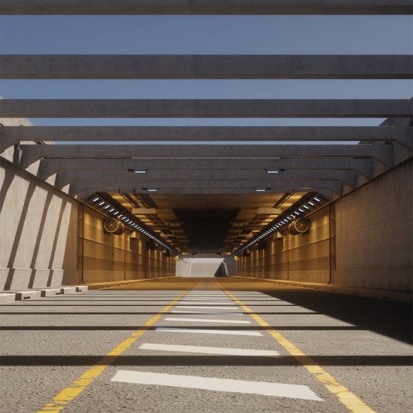 3D road tunnel modular