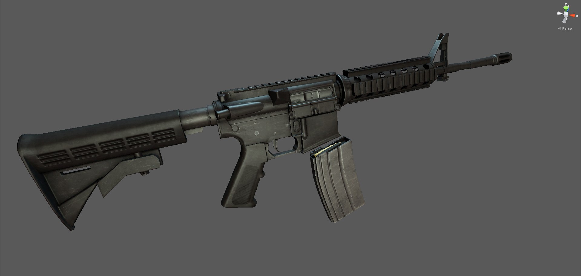 M4a4 3d model free фото 1