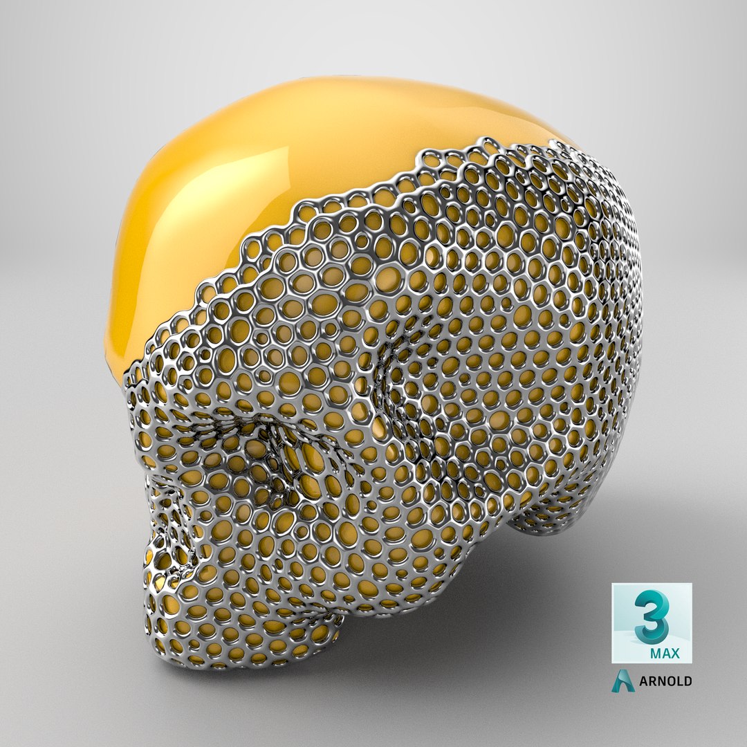 3D Model Lattice Skull 03 - TurboSquid 2235375