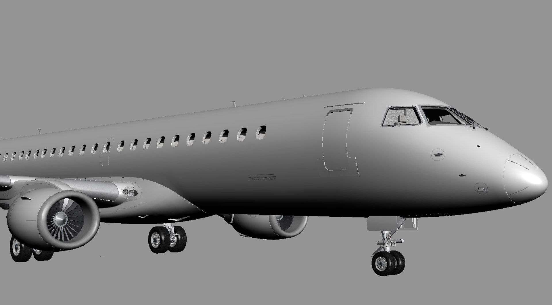 Embraer erj190 jetblue 3D model TurboSquid 1167533