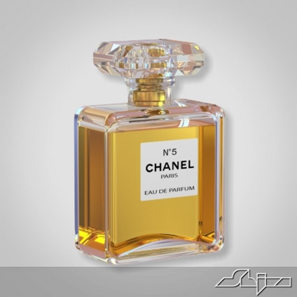 perfume n5 3d model