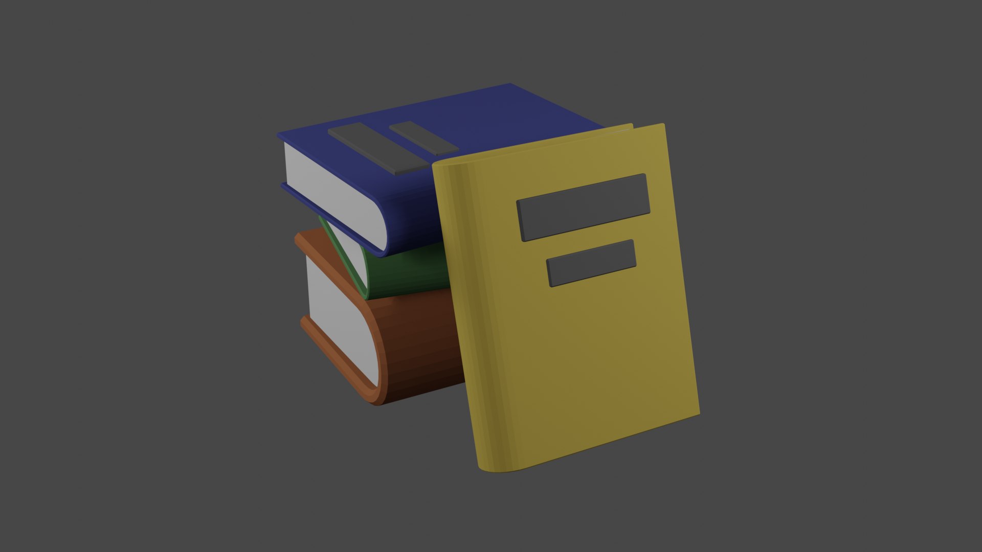 Free Books Model - TurboSquid 2195650