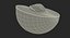 Half of Peach with Seed 3D Model
