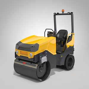 3D asphalt roller model
