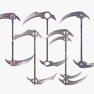 Dual scythe collection 3D