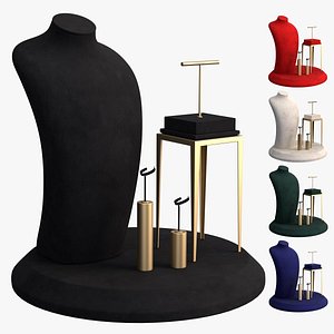 3D Monicadisplaystudio Jewelry Stand Vol 05 with 5 color