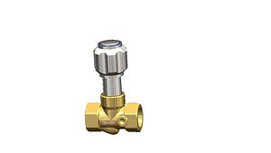 3D Water Tap Conceal Stop cock 1 in Escoo Flat
