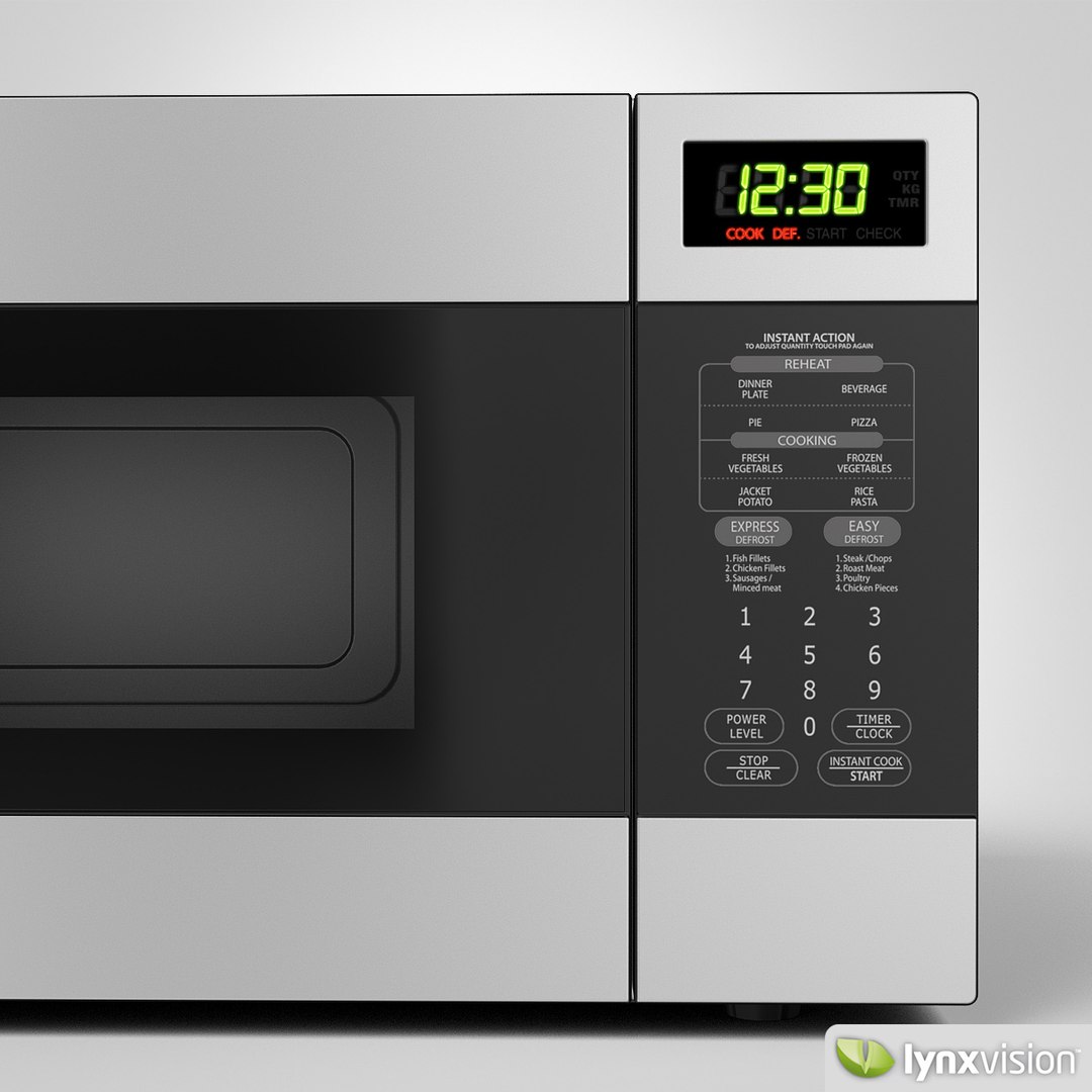 3d Model Sharp Microwave Oven