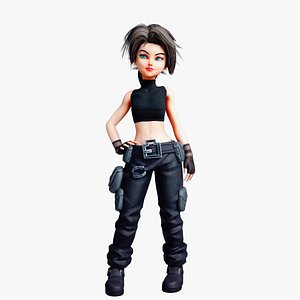 Fantasy Engineer Female Character