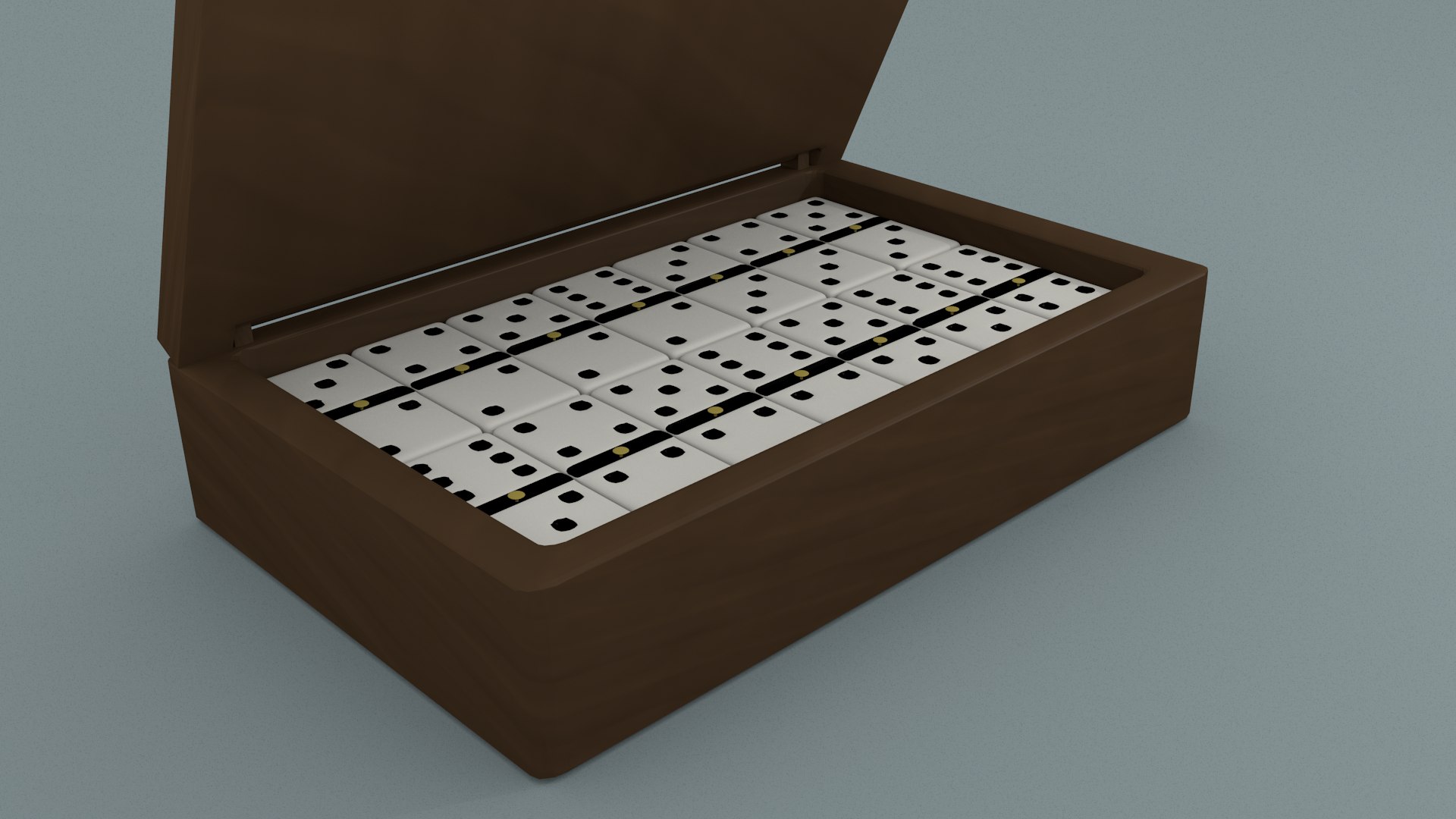 Free Domino Box 3d Model