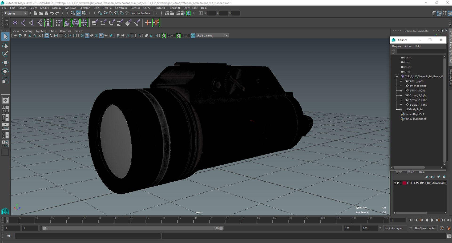TLR-1 HP Streamlight Game Weapon Attachment 3D model https://p.turbosquid.com/ts-thumb/n2/N96k4l/QC/tlr1hpstreamlightgameweaponattachmentc4dmodel026/jpg/1695667437/1920x1080/fit_q87/688044099384f78200d61e63532ced906b33d43e/tlr1hpstreamlightgameweaponattachmentc4dmodel026.jpg