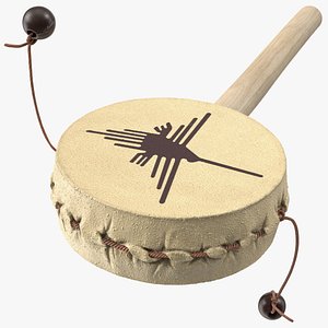 vintage pellet drum folk 3D model