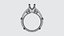 Anello di fidanzamento con diamante - 0017