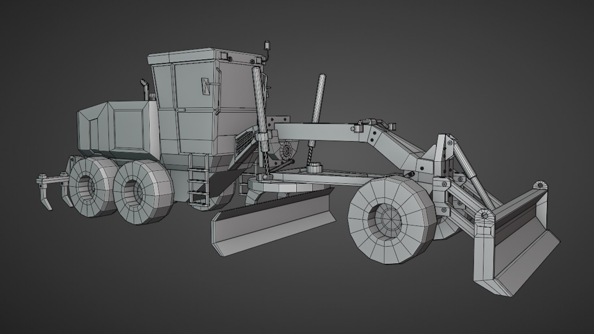 Motor Grader - Heavy Vehicle 3D Model - TurboSquid 2421975
