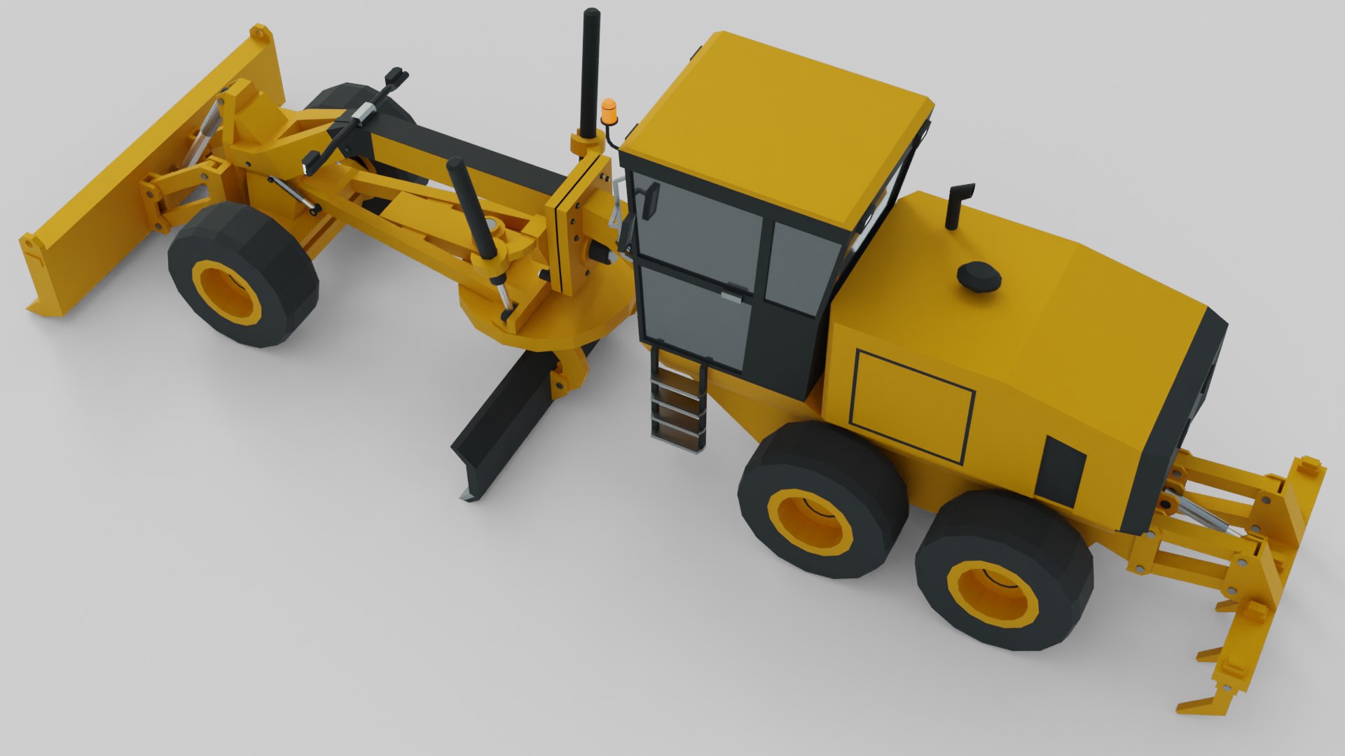 Motor Grader - Heavy Vehicle 3D Model - TurboSquid 2421975