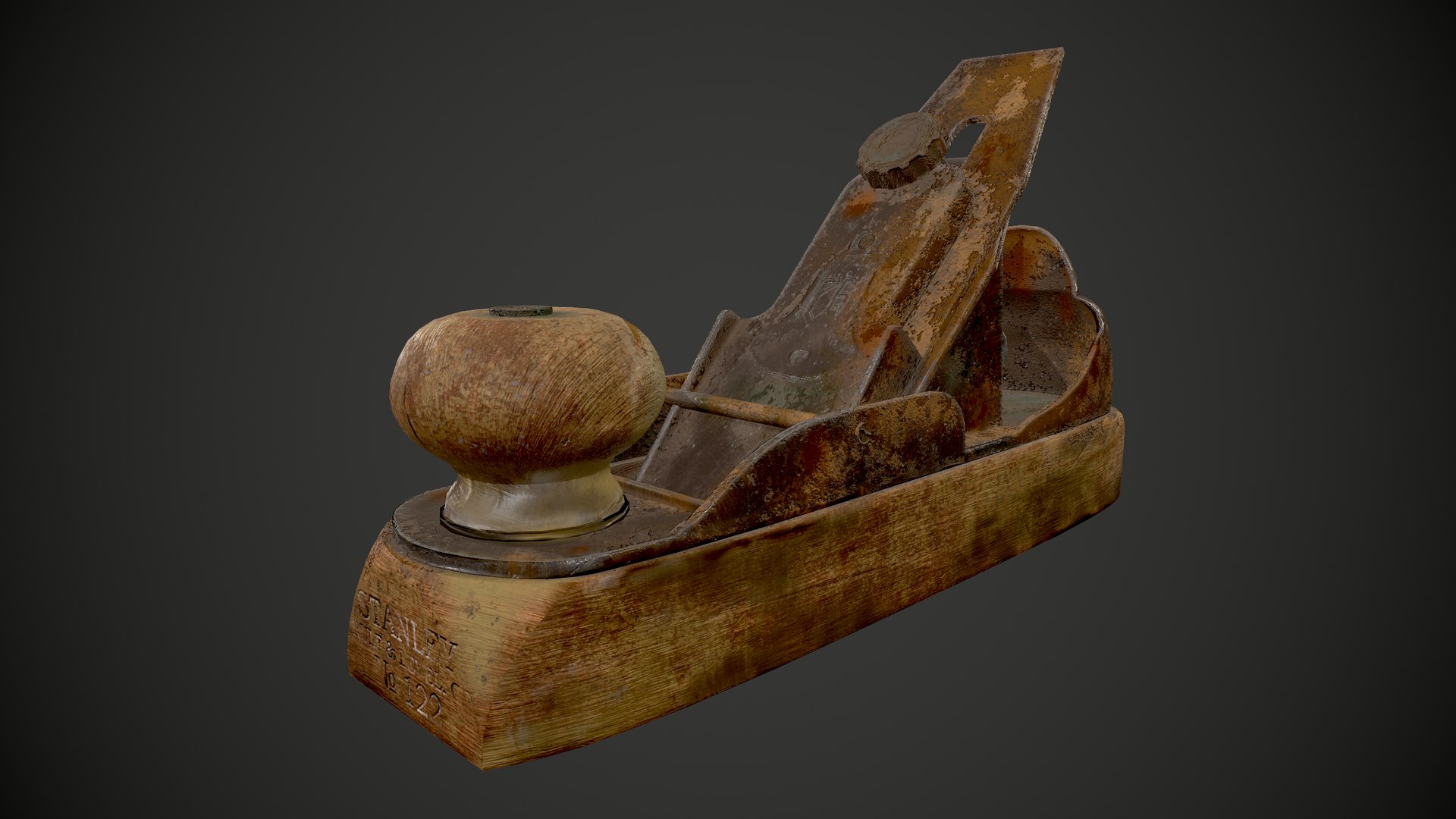 Wood Jointer Jackplane Wood Plane Stanley Model TurboSquid 1939298