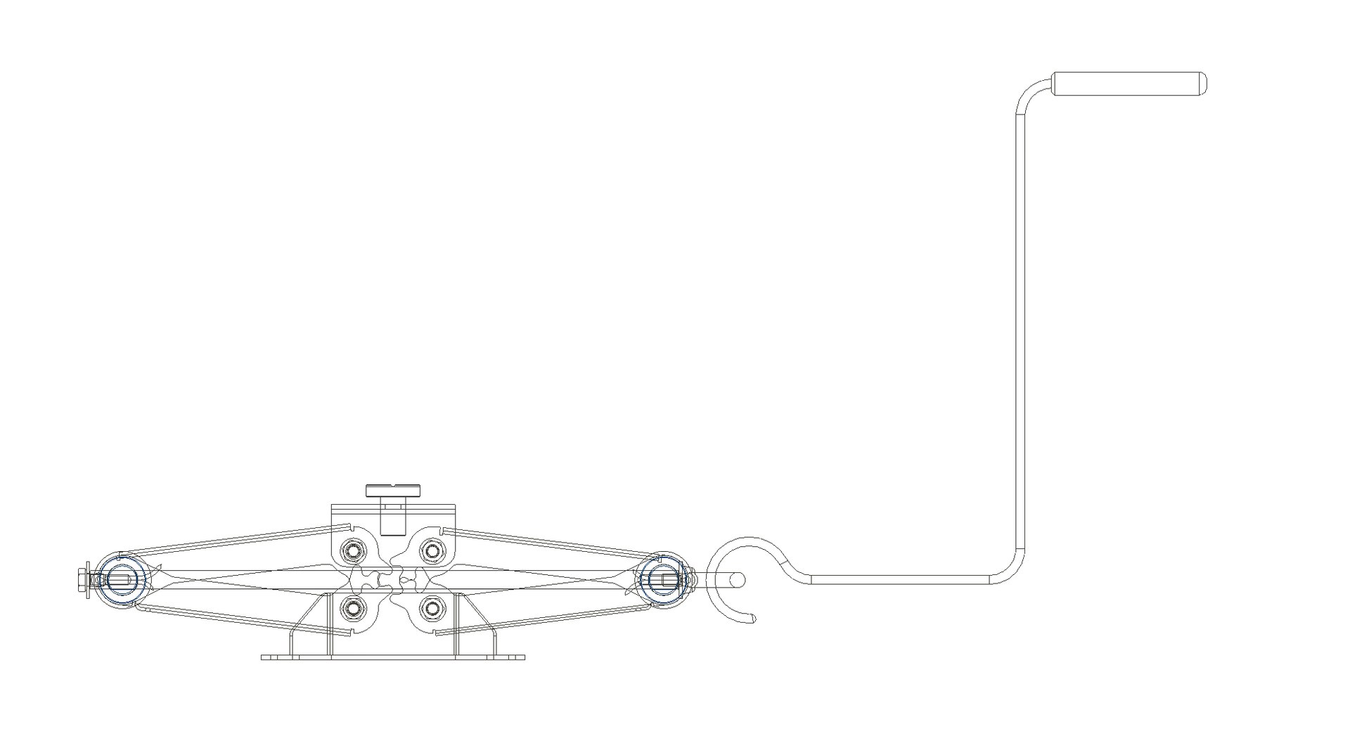 3D Manual Car Jack 1 - TurboSquid 1939604