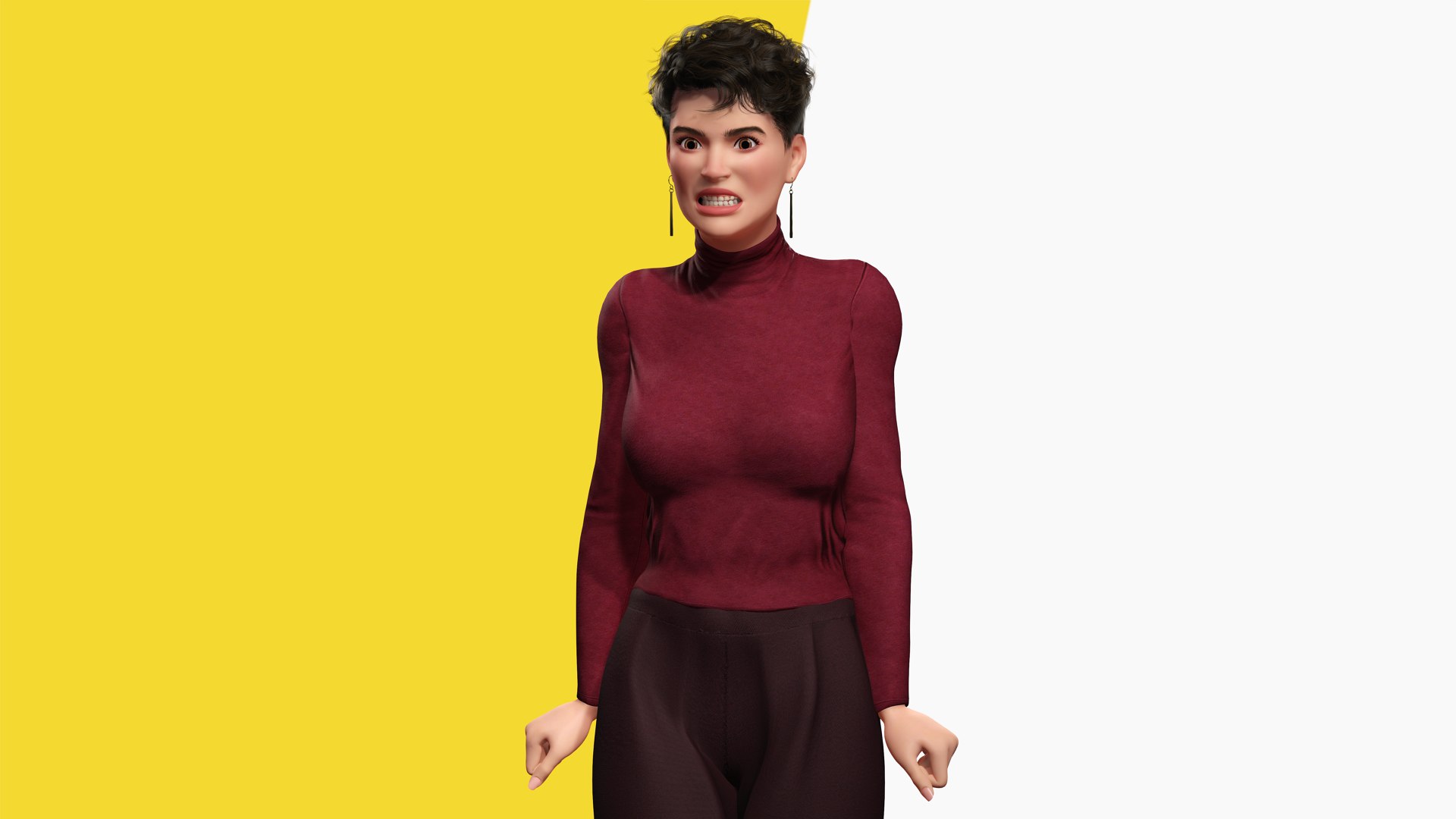 3D Confident  Modern Look Elegant Toon 3D Woman https://p.turbosquid.com/ts-thumb/n2/ZfvcFW/QR/2/png/1743173405/1920x1080/fit_q87/675225c96ec4a3f0975359507d3df954b6265e81/2.jpg