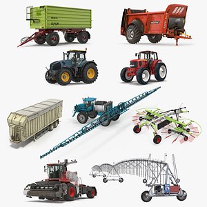 3D farm equipment 3 model