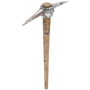 Old Pickaxe 4K Textures 3D model