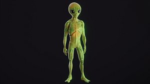 3D Alien model