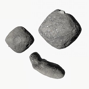 3D Asteroids Ryugu Bennu Itokawa