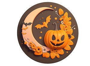 Halloween decorations print