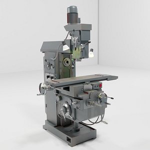 3D model milling machine