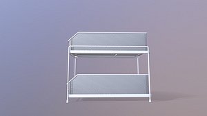 3D Kitchen Storage Rack model