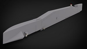 16S210 - Single Rail Sidewinder Launcher 3D model