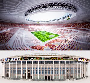 soccer stadium 3D