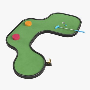 3D Miniature Golf Course 10 model