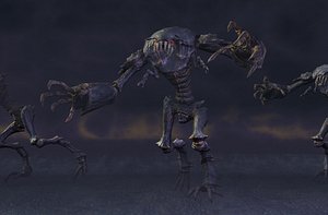 monster creature 3d model