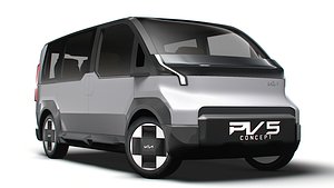 3D model Kia PV5 2025